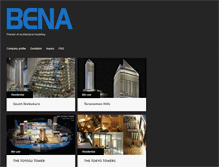 Tablet Screenshot of bena-global.com